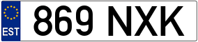 Truck License Plate